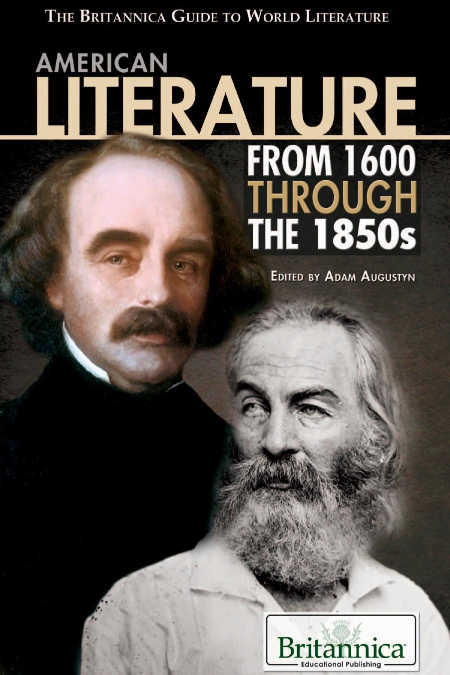 American literature from 1600 through the 1850s by Augustyn Adam
