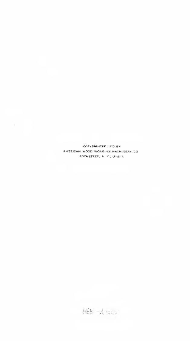 American woodworking machinery for vocational training by American Wood Working Machinery Company