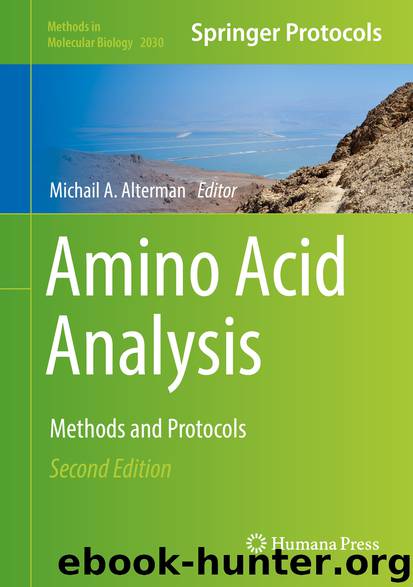 Amino Acid Analysis by Michail A. Alterman