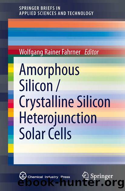 Amorphous Silicon Crystalline Silicon Heterojunction Solar Cells by Wolfgang Rainer Fahrner