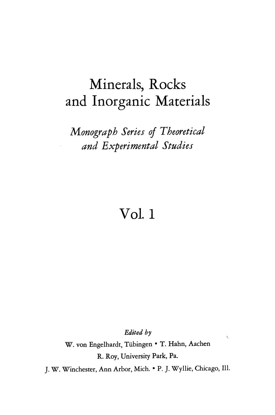 Amphiboles: Crystal Chemistry Phase Relations and Occurrence by W. G. Ernst Ph.D. (auth.)