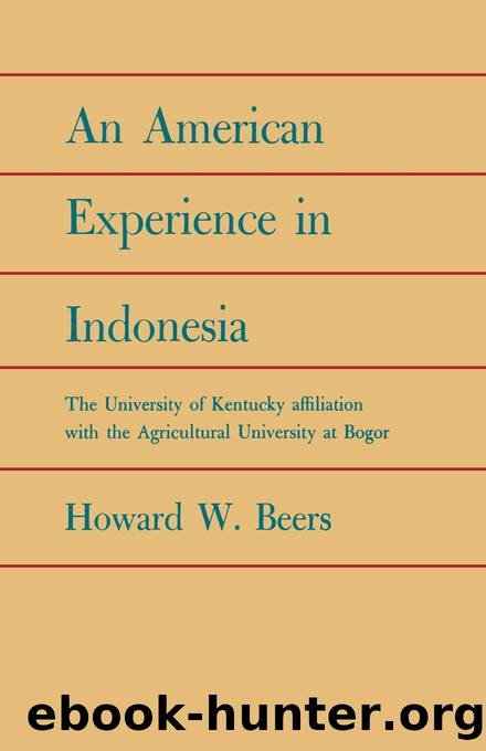 An American Experience in Indonesia by Unknown