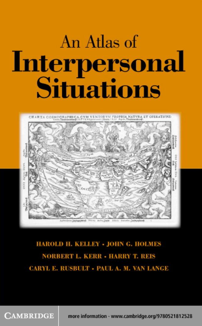 An Atlas of Interpersonal Situations by unknow