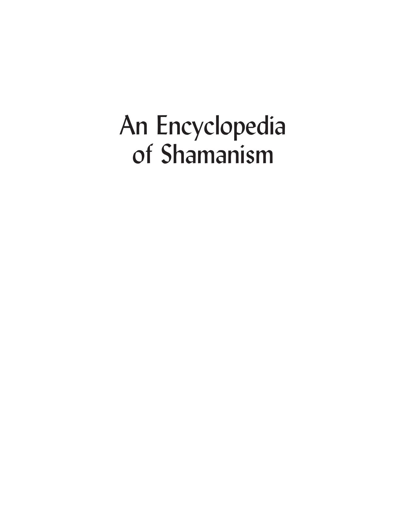 An Encyclopedia Of Shamanism, Vol 2 by Unknown