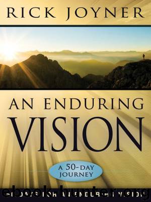 An Enduring Vision: 50 Days for an Enduring Vision by Joyner Rick