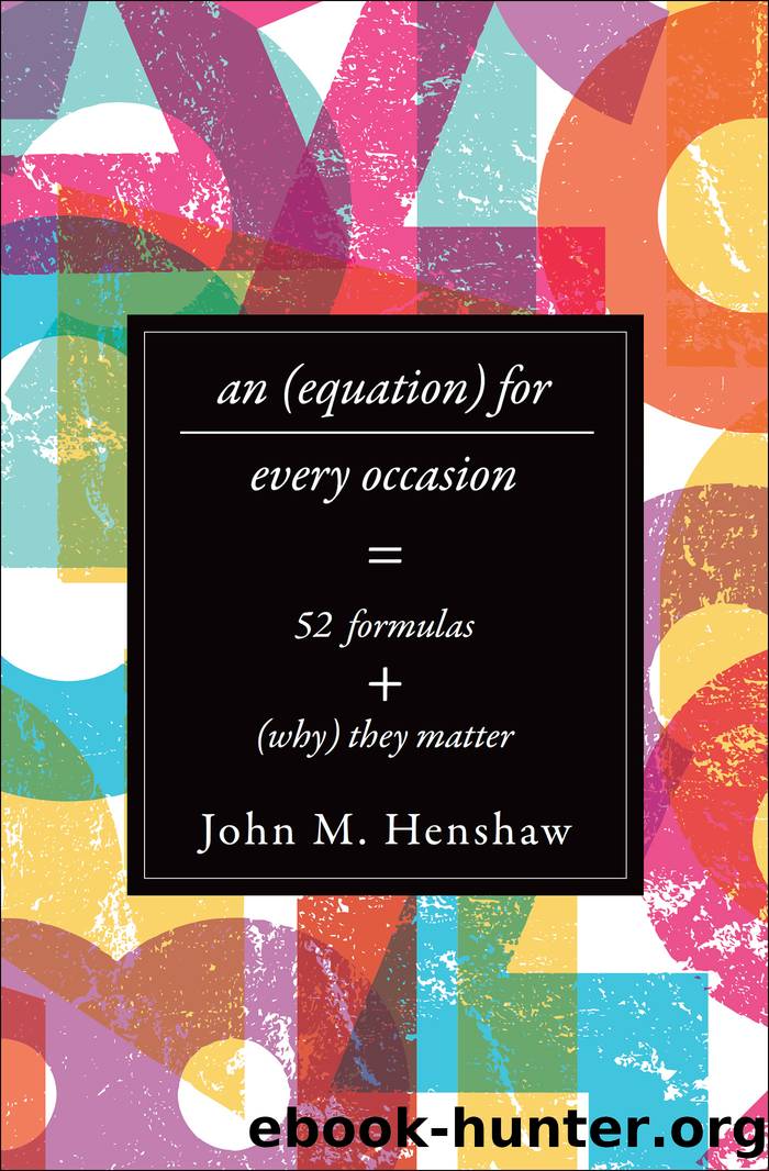 An Equation for Every Occasion by John M. Henshaw