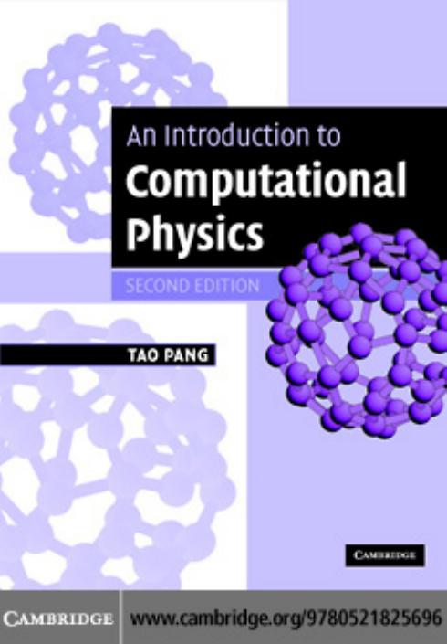An Introduction to Computational Physics by Tao Pang