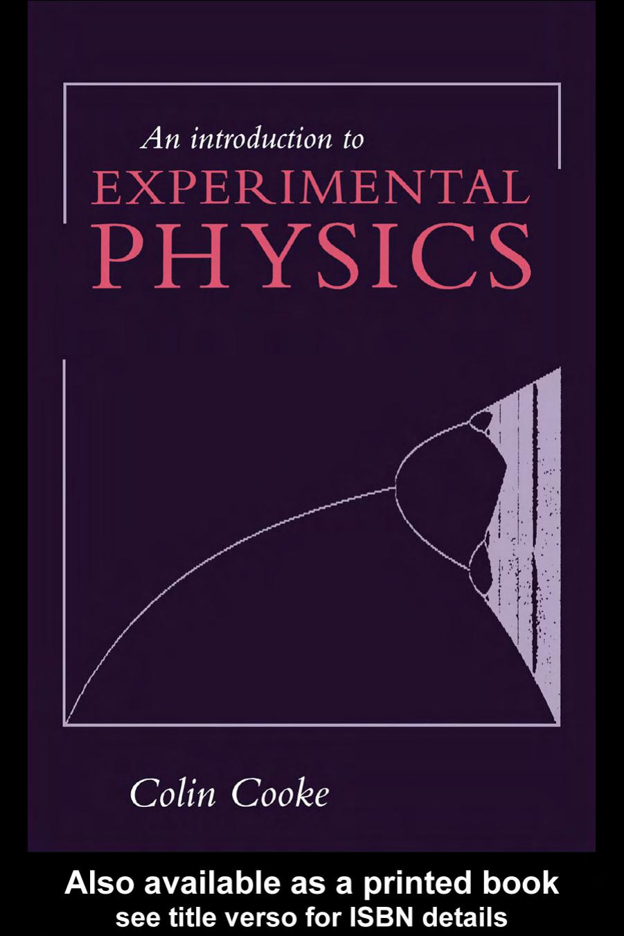 An Introduction to Experimental Physics by Colin Cooke