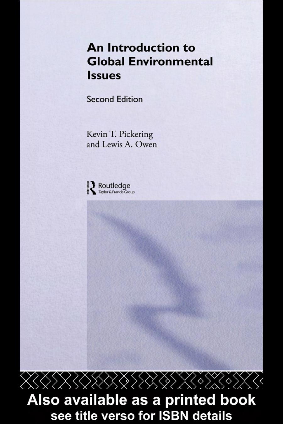 An Introduction to Global Environmental Issues by Lewis A. Owen
