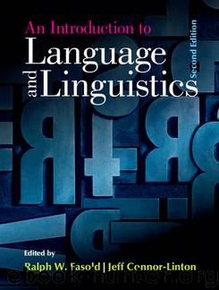 An Introduction to Language and Linguistics by unknow