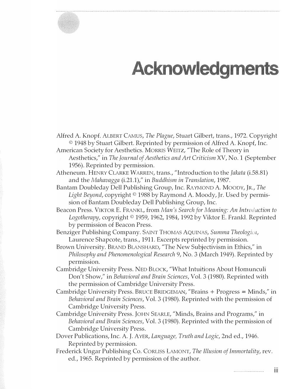 An Introduction to Modern Philosophy: Examining the Human Condition by Alburey Castell Donald M Borchert Arthur Zucker