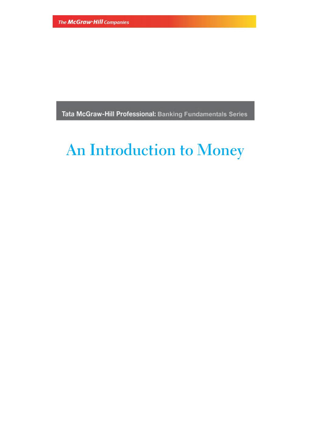 An Introduction to Money by Sunil K. Parameswaran