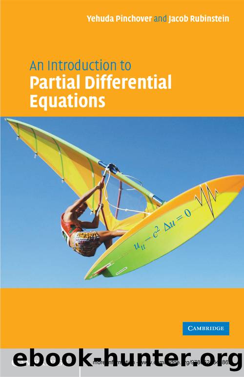 An Introduction to Partial Differential Equations by Yehuda Pinchover