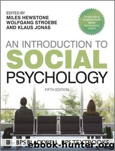 An Introduction to Social Psychology (BPS Textbooks in Psychology) by Hewstone Miles & Stroebe Wolfgang & Jonas Klaus