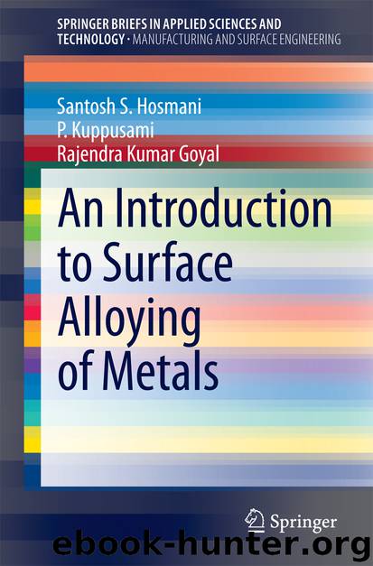 An Introduction to Surface Alloying of Metals by Santosh S. Hosmani P. Kuppusami & Rajendra Kumar Goyal