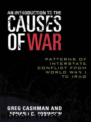 An Introduction to the Causes of War by Greg Cashman