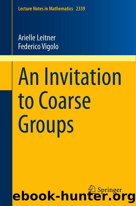 An Invitation to Coarse Groups by Unknown