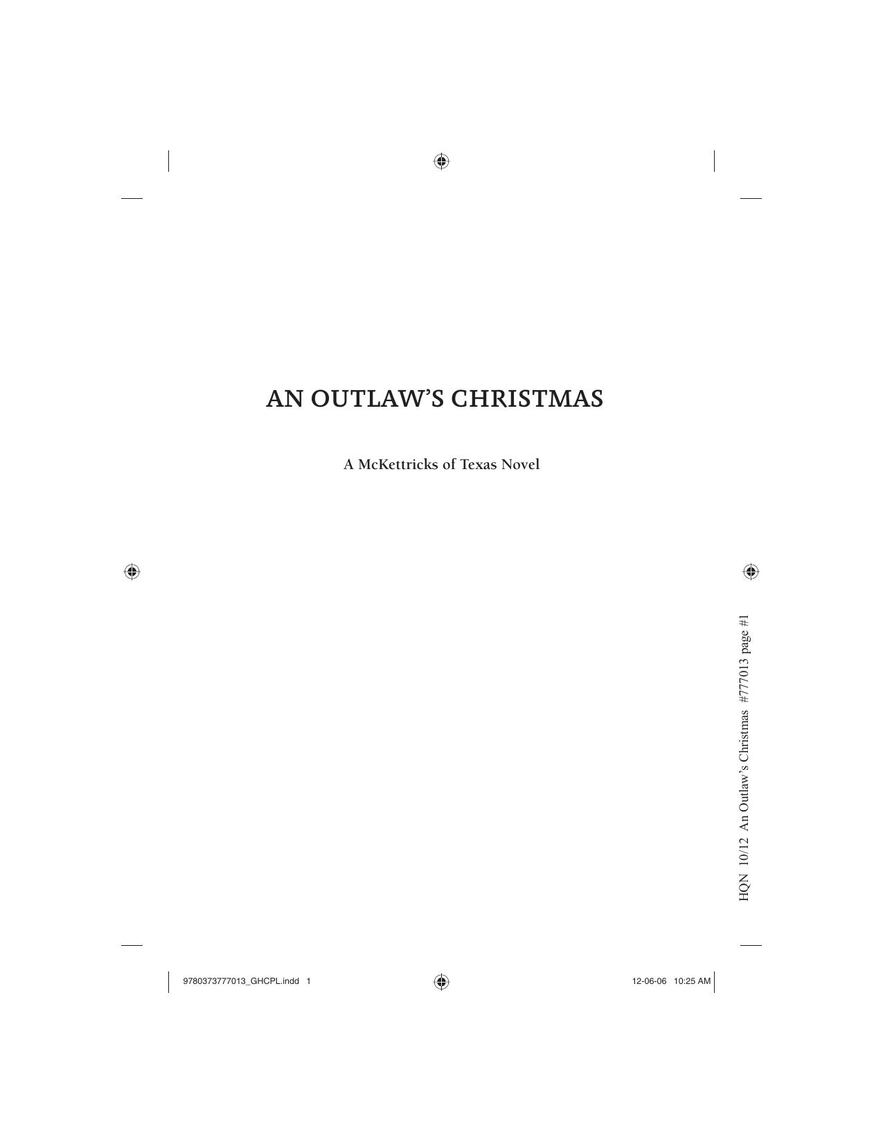 An Outlaw's Christmas by Linda Lael Miller