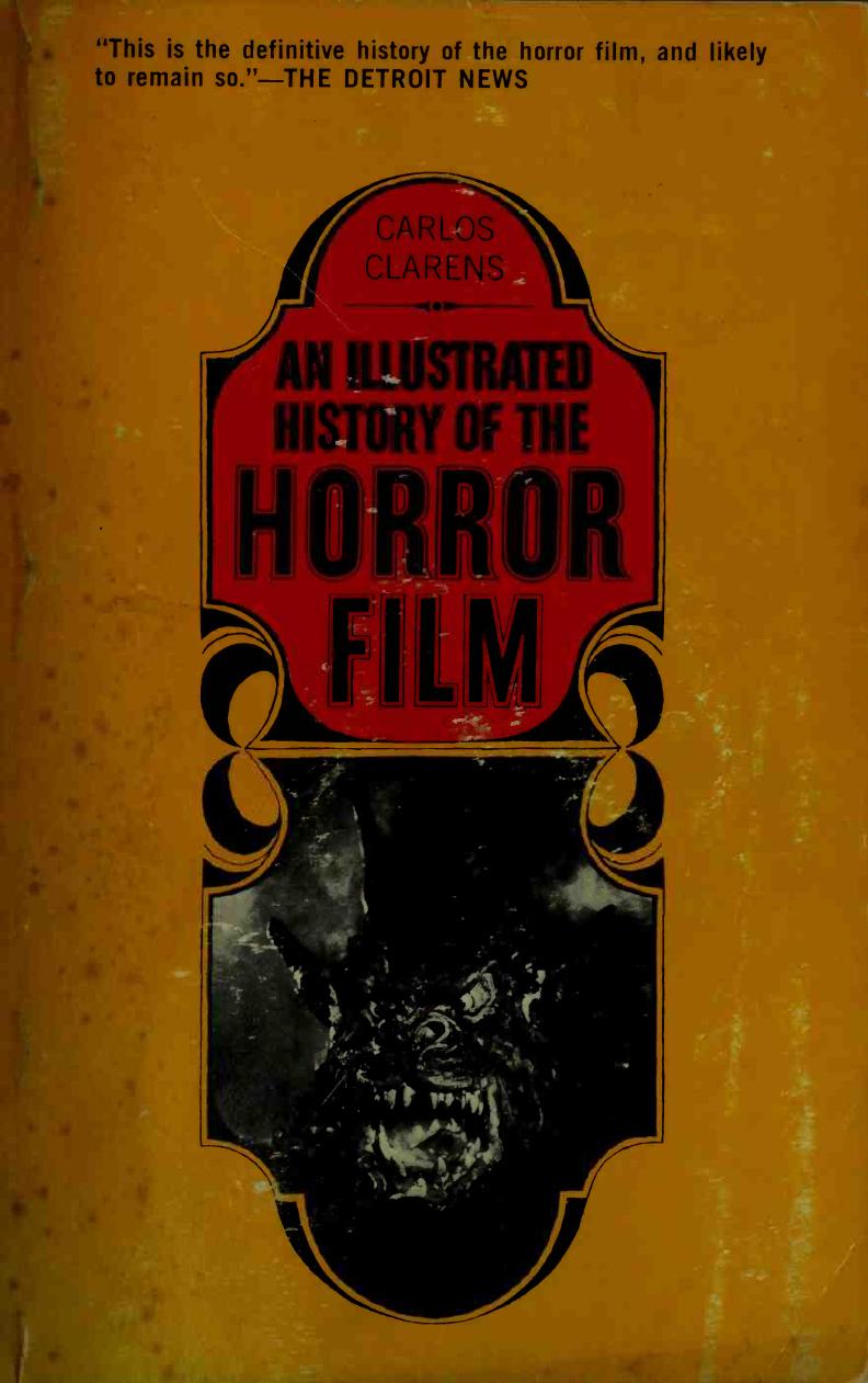An illustrated history of the horror films by Clarens Carlos