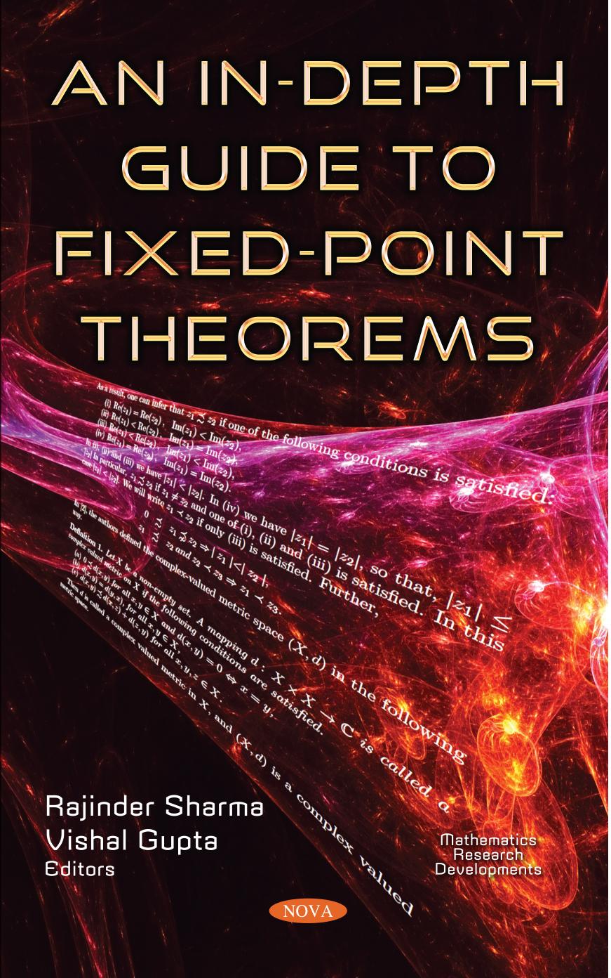 An in-depth guide to fixed-point theorems by (Mathematics) Rajinder Sharma (editor)