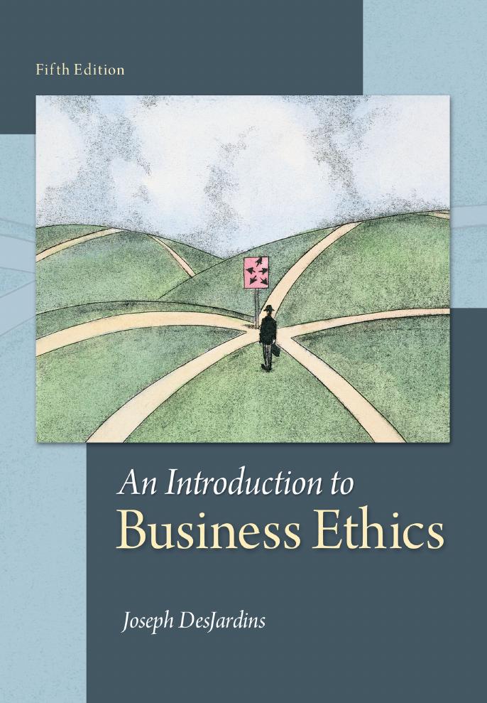 An introduction to business ethics by DesJardins Joseph R