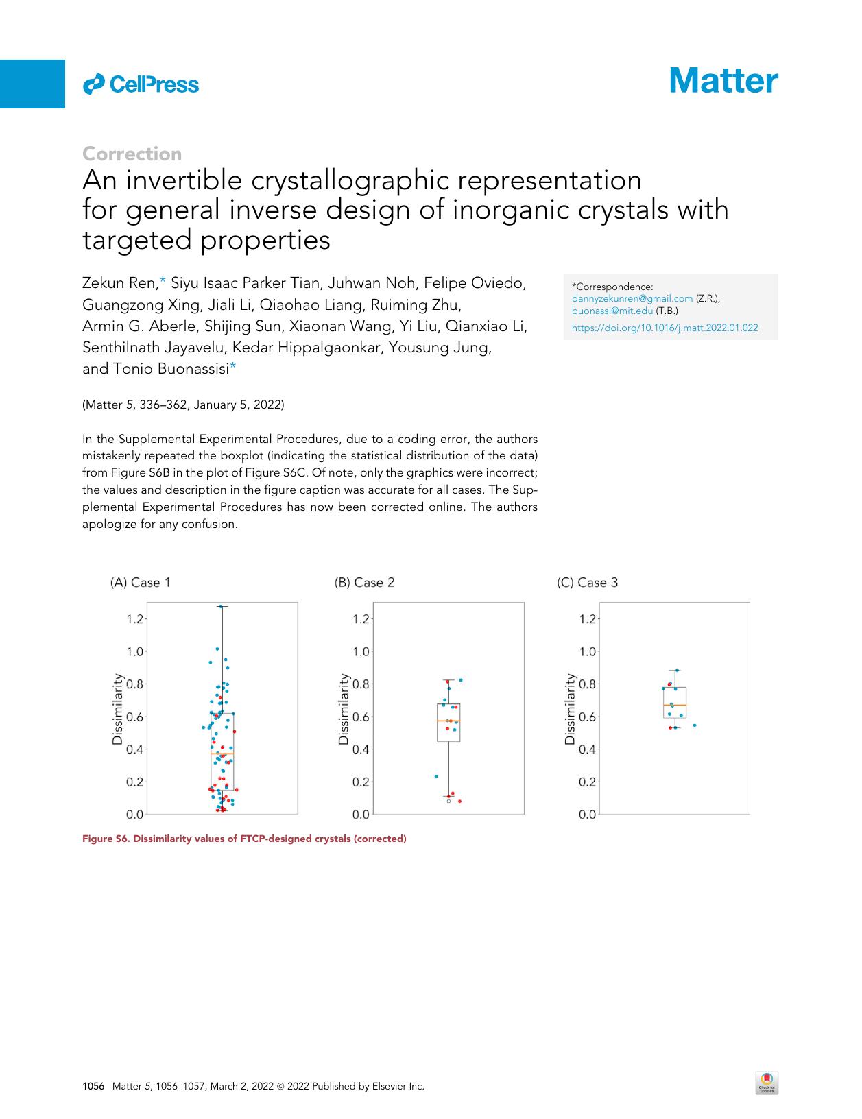 An invertible crystallographic representation for general inverse design of inorganic crystals with targeted properties by unknow