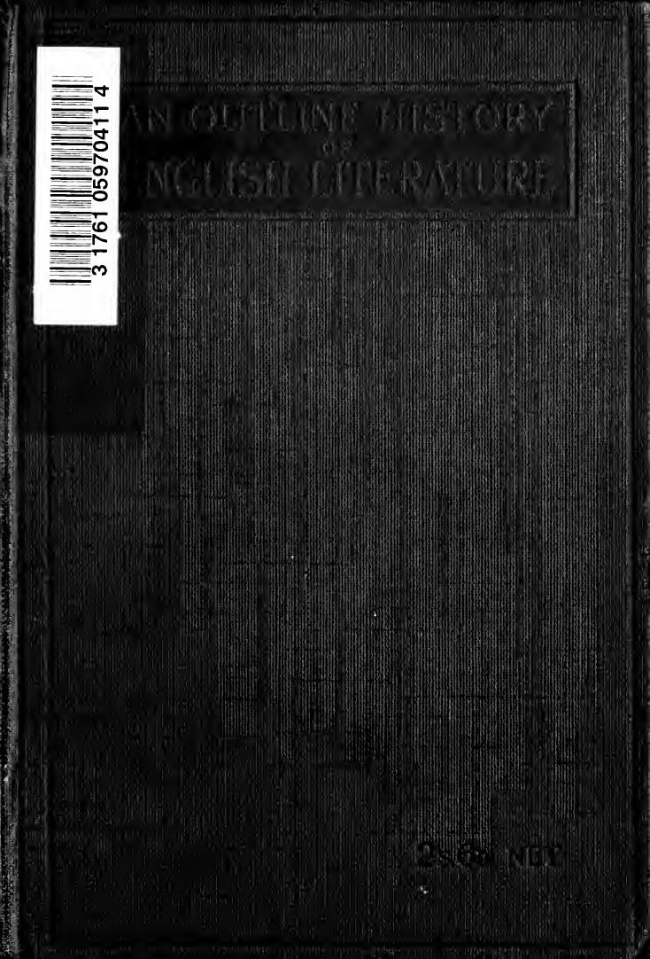 An outline history of English literature by William Henry Hudson