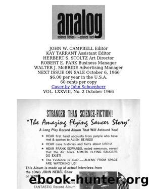 Analog - October 1966 by John Campbell (ed)
