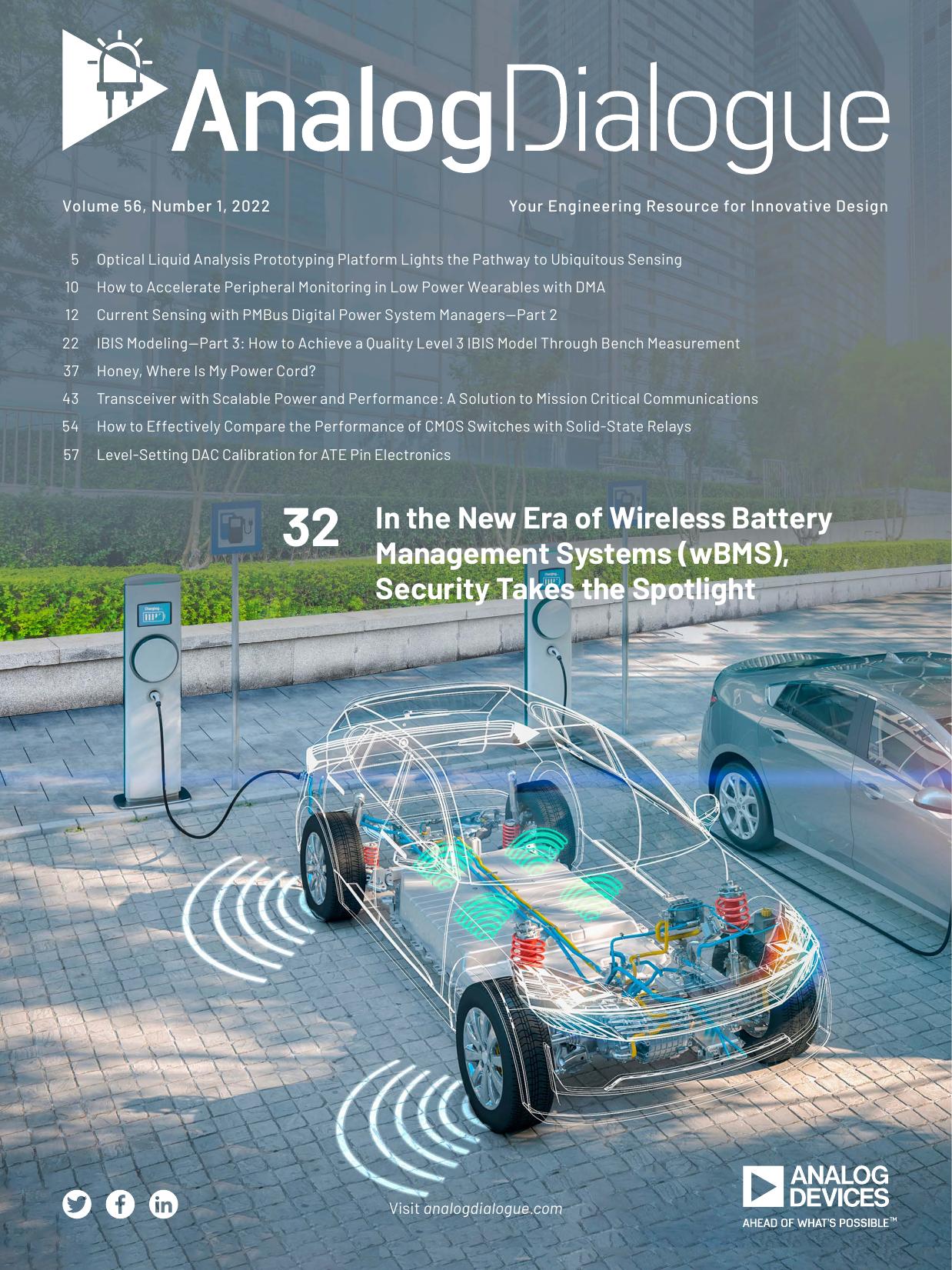 Analog Dialogue Magazine Volume 56, Number 1 by Analog Devices Inc