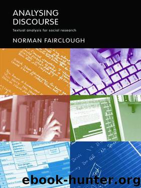 Analysing Discourse by Fairclough Norman