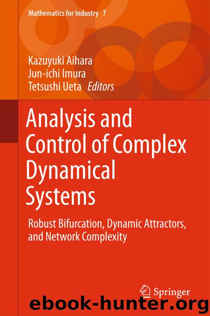 Analysis and Control of Complex Dynamical Systems by Kazuyuki Aihara Jun-ichi Imura & Tetsushi Ueta