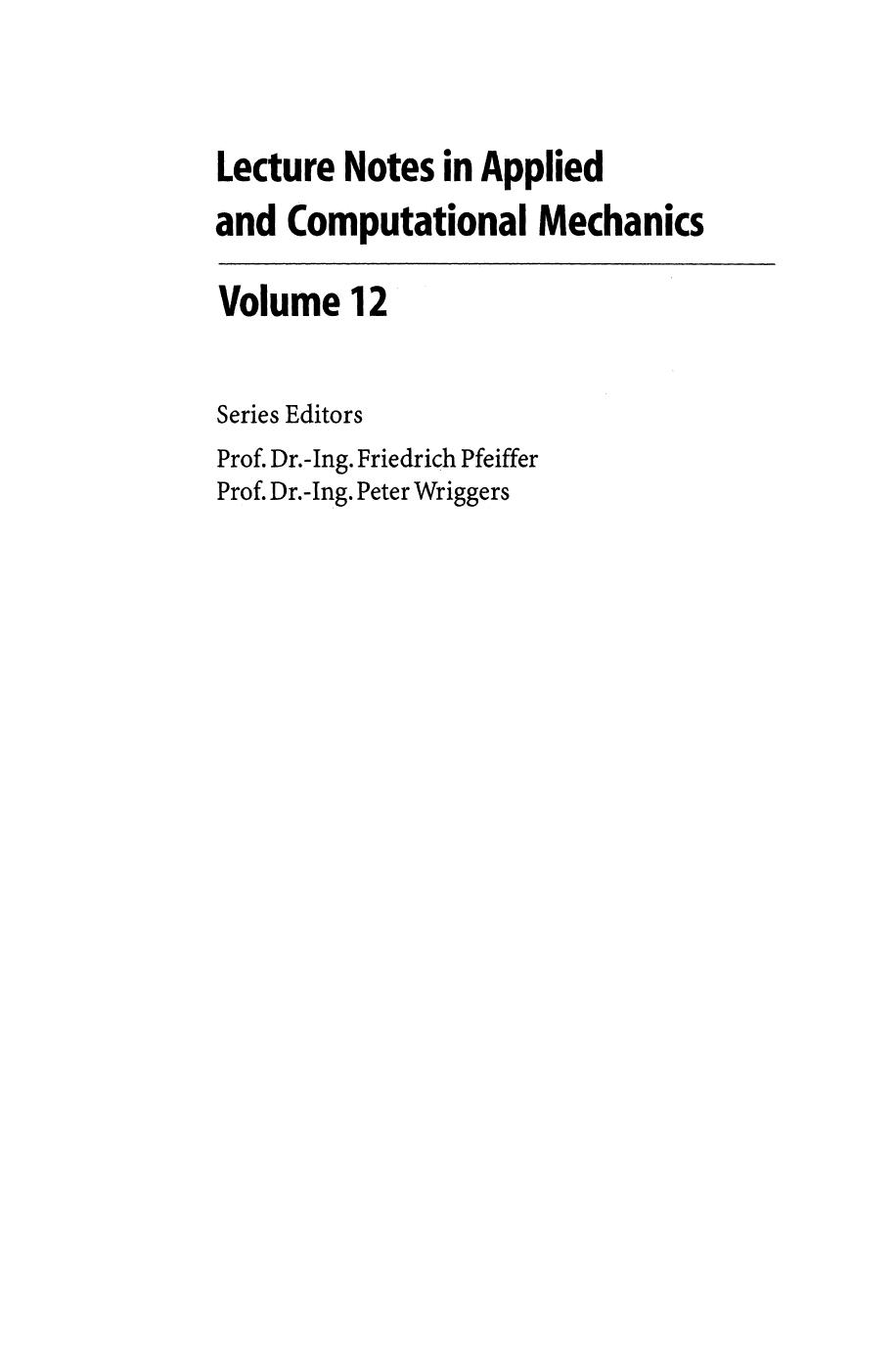 Analysis and Simulation of Multifield Problems by Donald A. Drew (auth.) Professor Wolfgang Wendland Professor Messoud Efendiev (eds.)