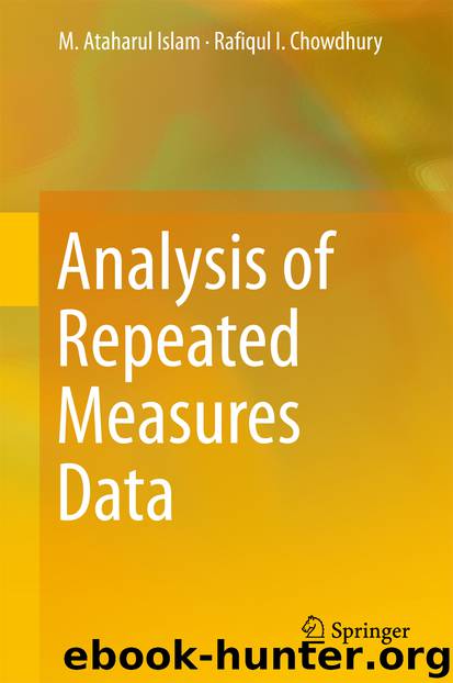 Analysis of Repeated Measures Data by M. Ataharul Islam & Rafiqul I. Chowdhury
