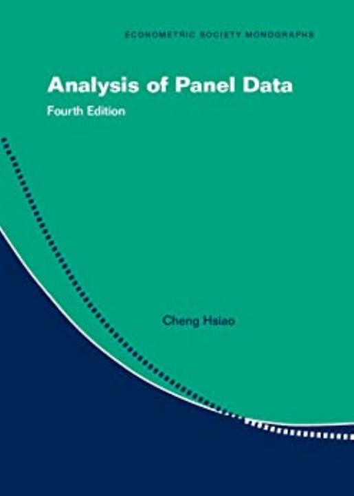 Analysis of panel data by Cheng Hsiao