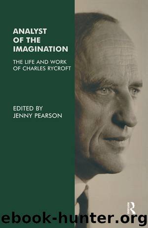 Analyst of the Imagination by Pearson Jenny;