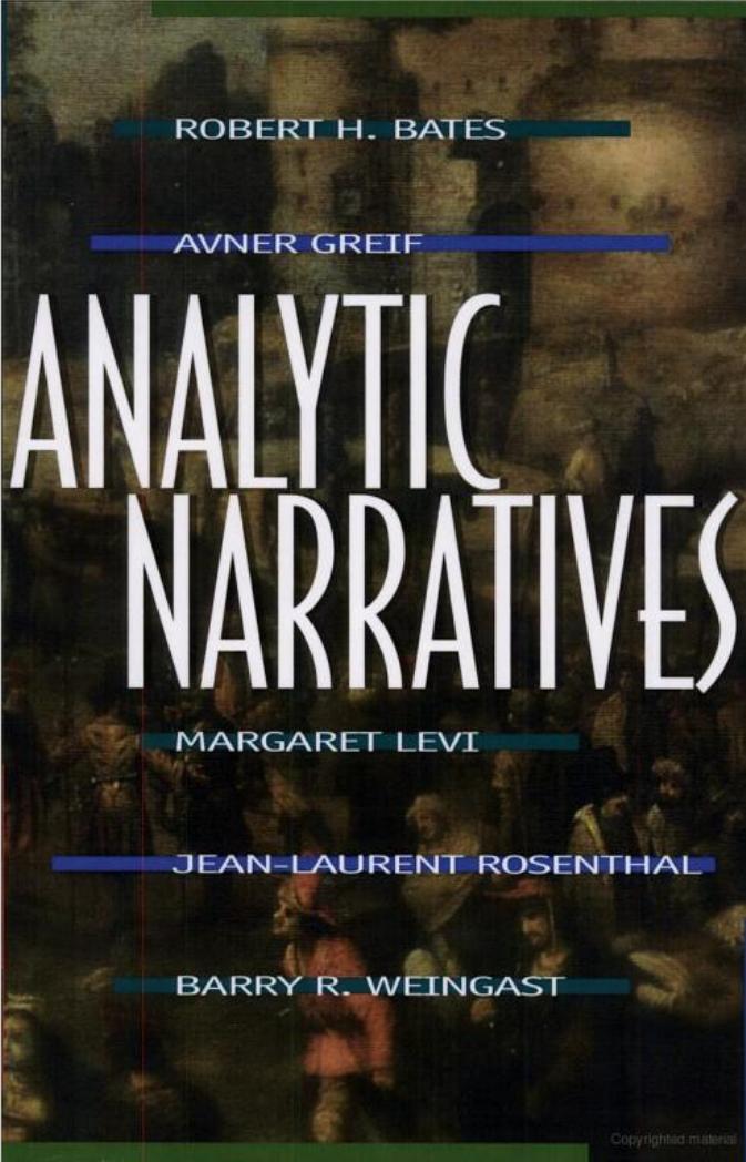 Analytic Narratives by Robert H. Bates