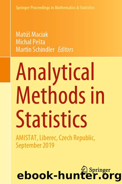 Analytical Methods in Statistics by Unknown