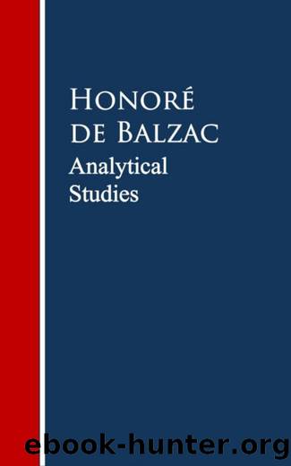 Analytical Studies by Honoré de Balzac
