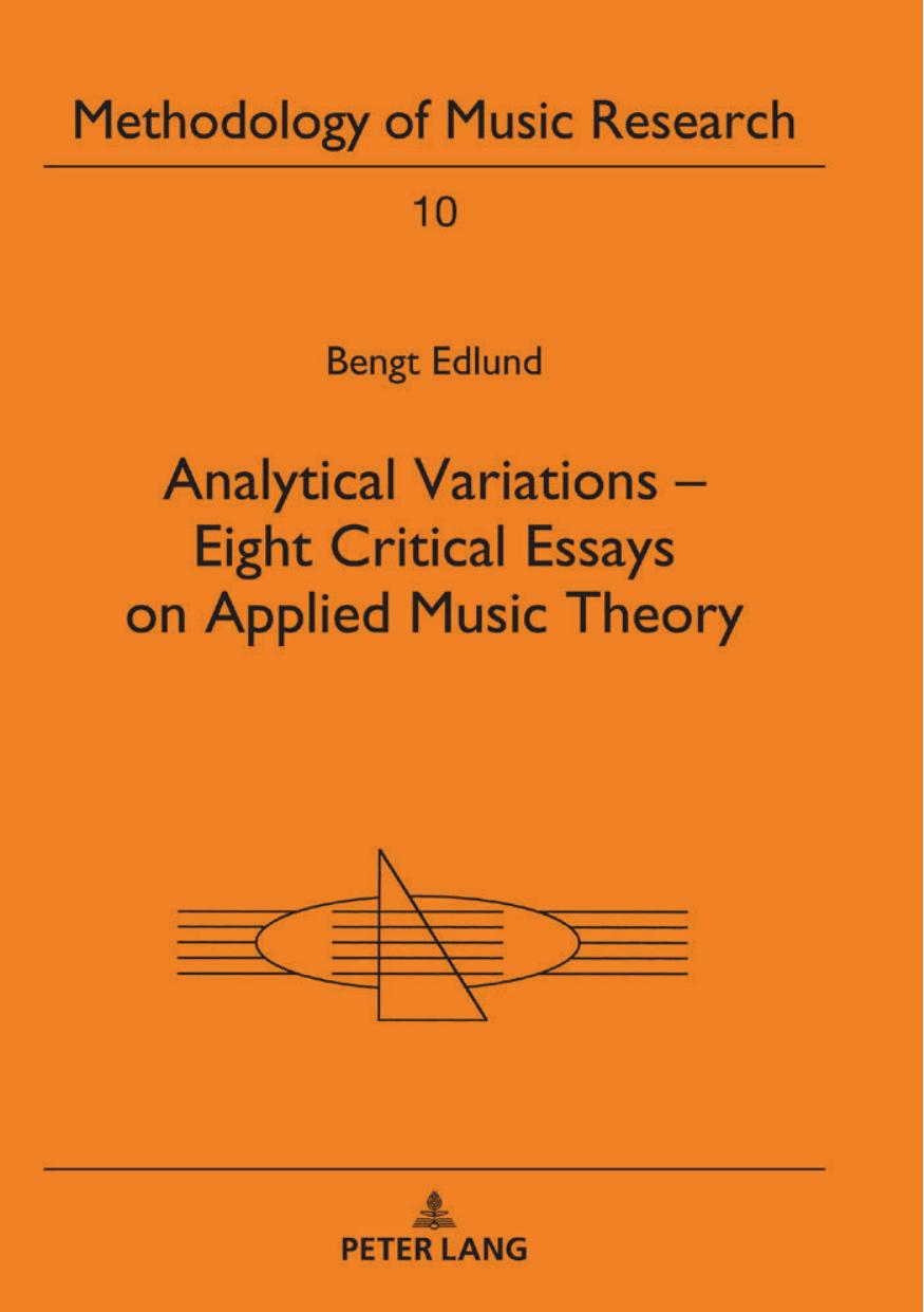 Analytical Variations – Eight Critical Essays on Applied Music Theory by Unknow