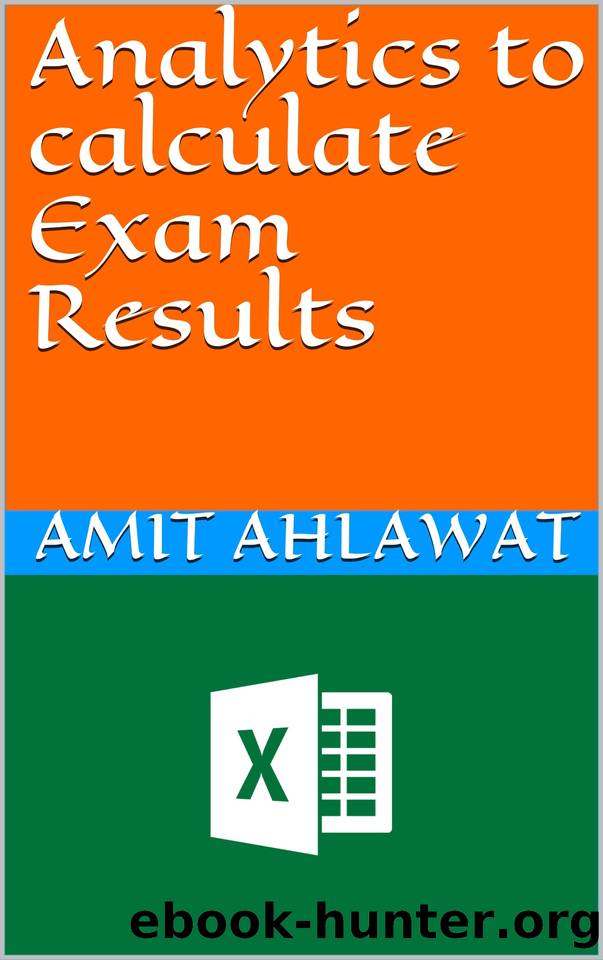 Analytics to calculate Exam Results by AHLAWAT AMIT
