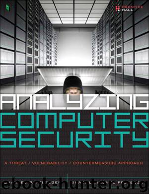 Analyzing Computer Security: A Threat Vulnerability Countermeasure Approach by Charles P. Pfleeger & Shari Lawrence Pfleeger