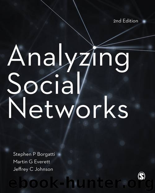 Analyzing Social Networks by Johnson Jeffrey C. & Everett Martin G. & Borgatti Stephen P
