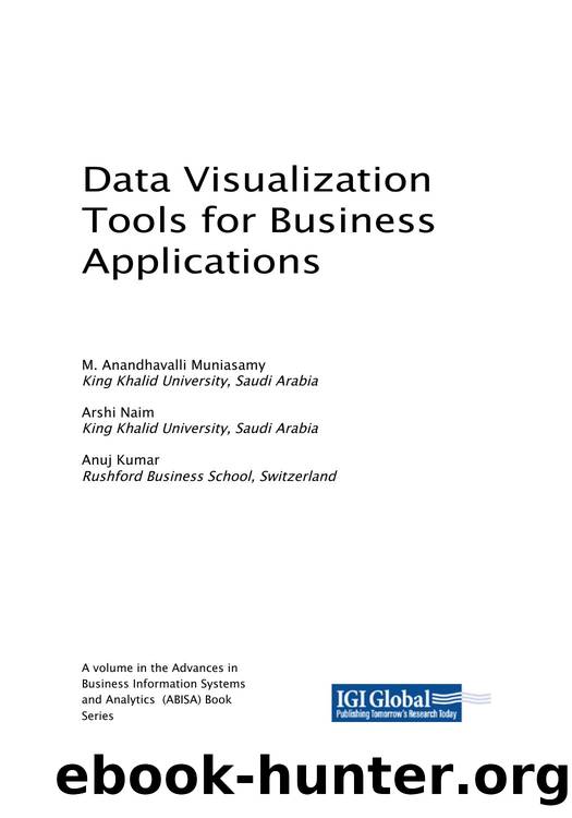 Anandhavalli M. Data Visualization Tools for Business Applications 2025 by Unknown