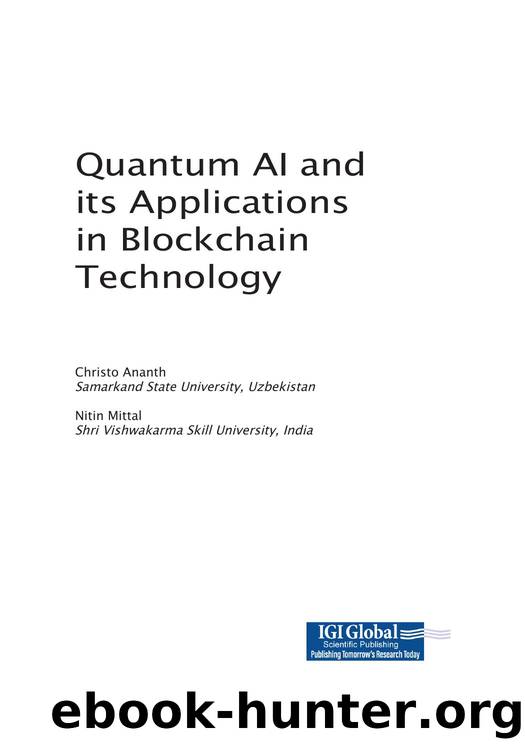 Ananth C. Quantum AI and its Applications in Blockchain Technology 2025 by Unknown