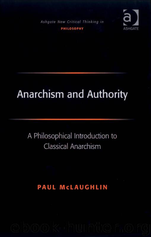 Anarchism and Authority by McLaughlin Paul