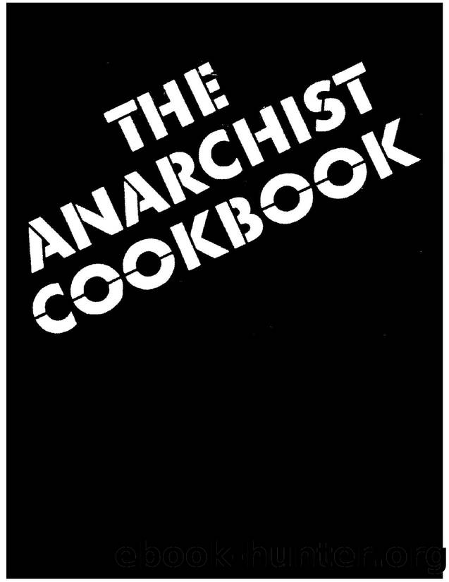 Anarchist Cookbook by William Powell