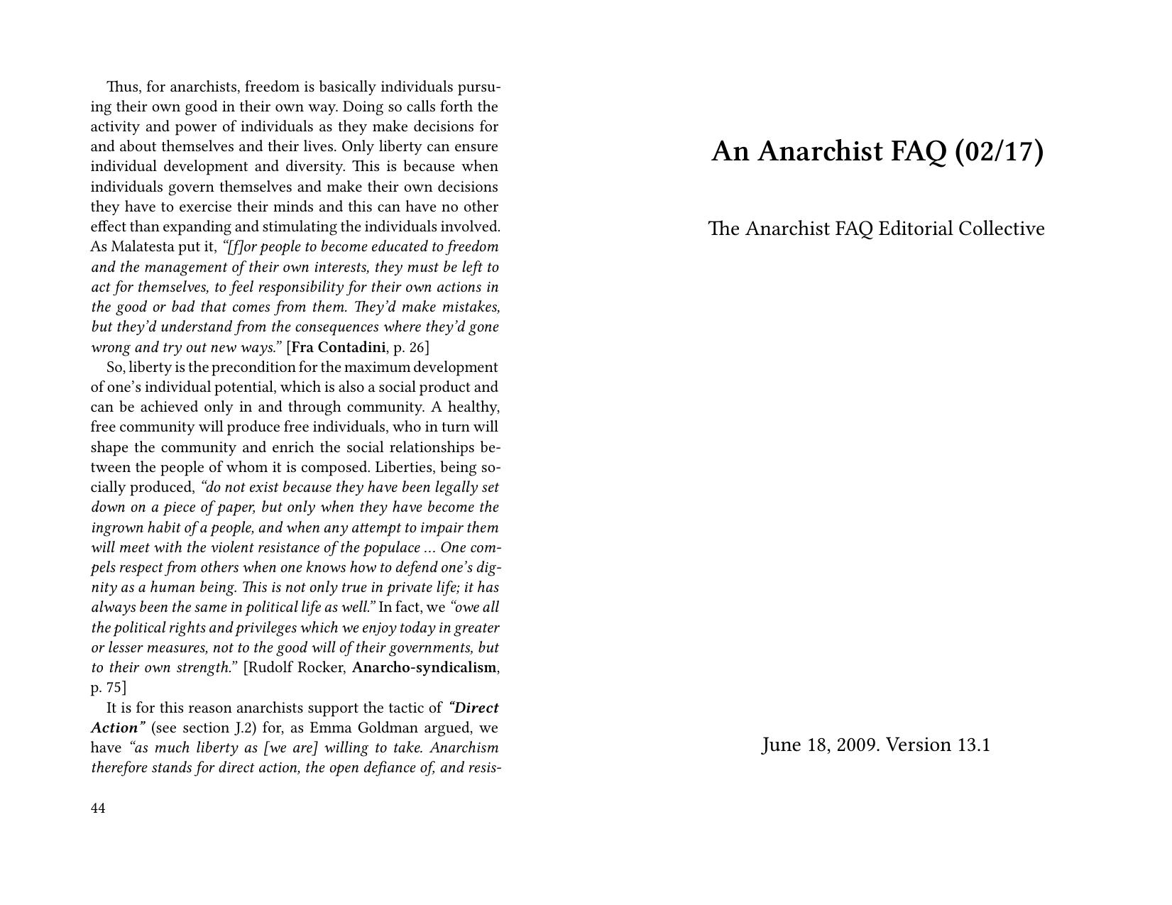Anarchist FAQ (0217) by The Anarchist FAQ Editorial Collective