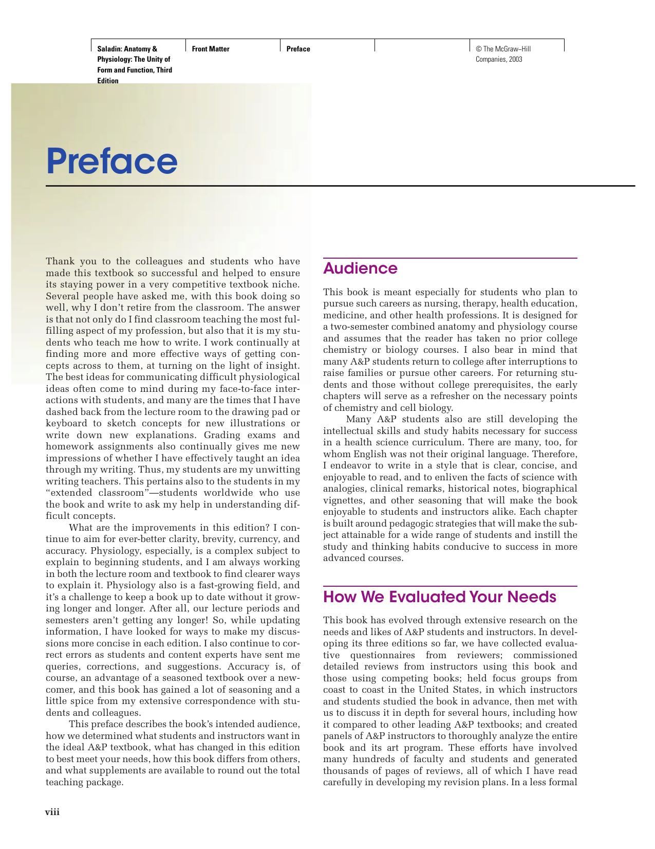 Anatomy And Physiology - The Unity Of Form And Function by Kenneth S. Saladin