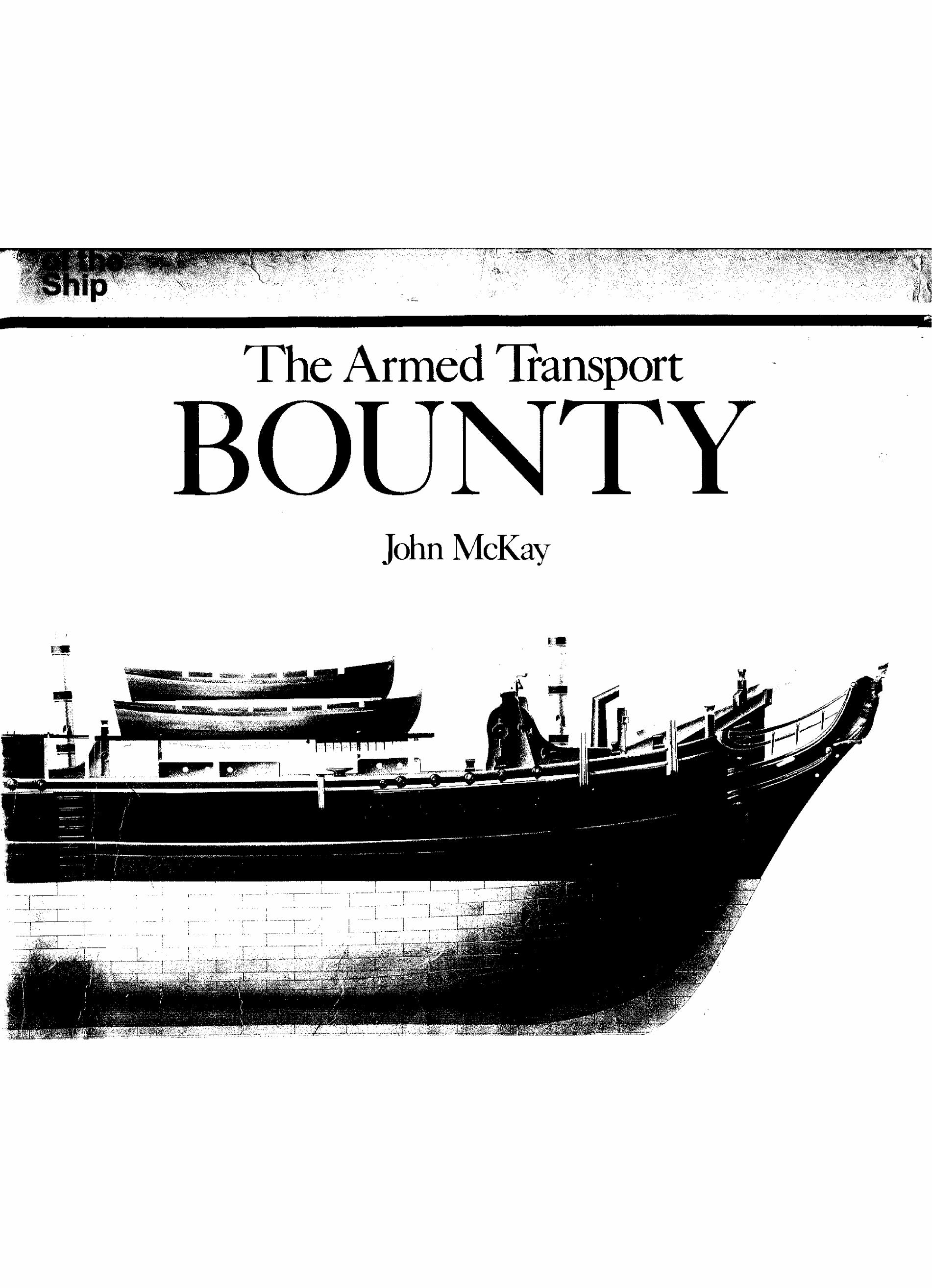 Anatomy Of The Ship by The Armed Transport HMS Bounty