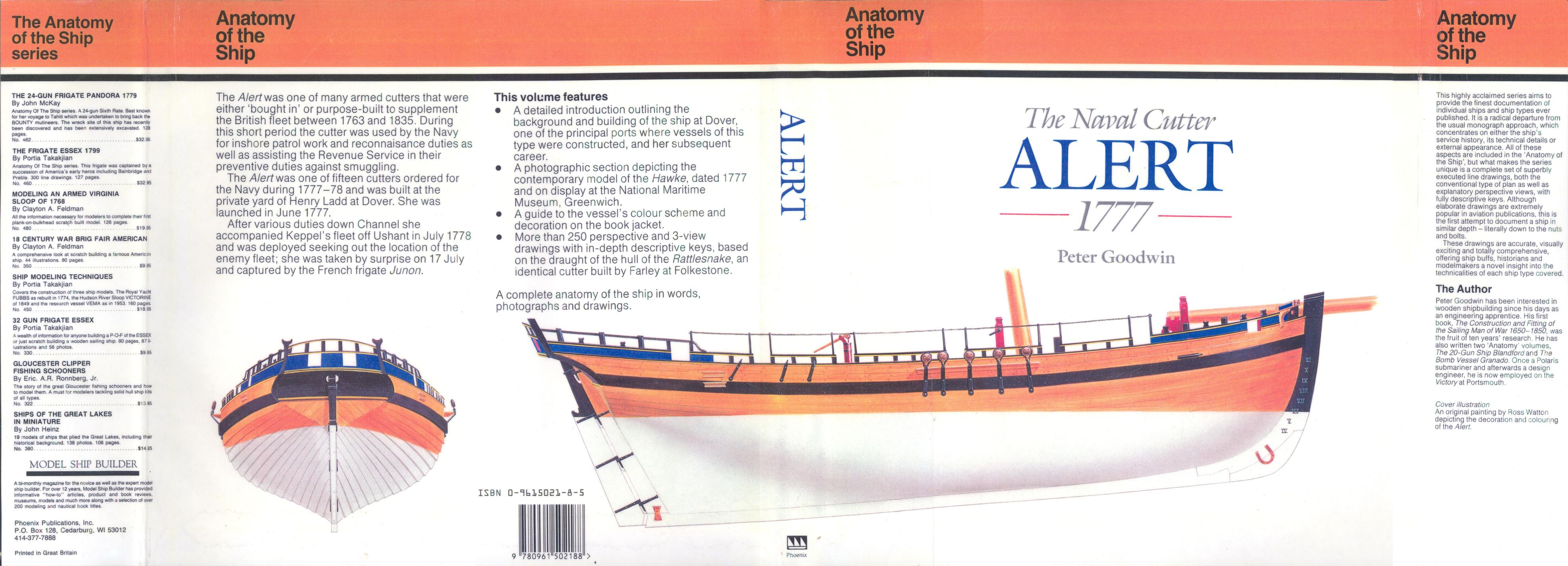 Anatomy Of The Ship by The Naval Cutter Alert 1777